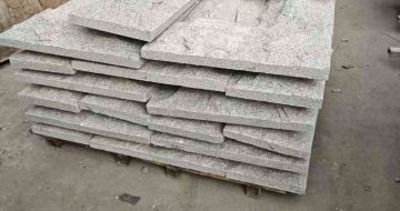 汕尾芝麻白蘑菇石，自然面