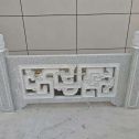 汕尾芝麻白河道栏杆 桥栏杆