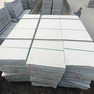 汕尾芝麻白毛板，石材毛板