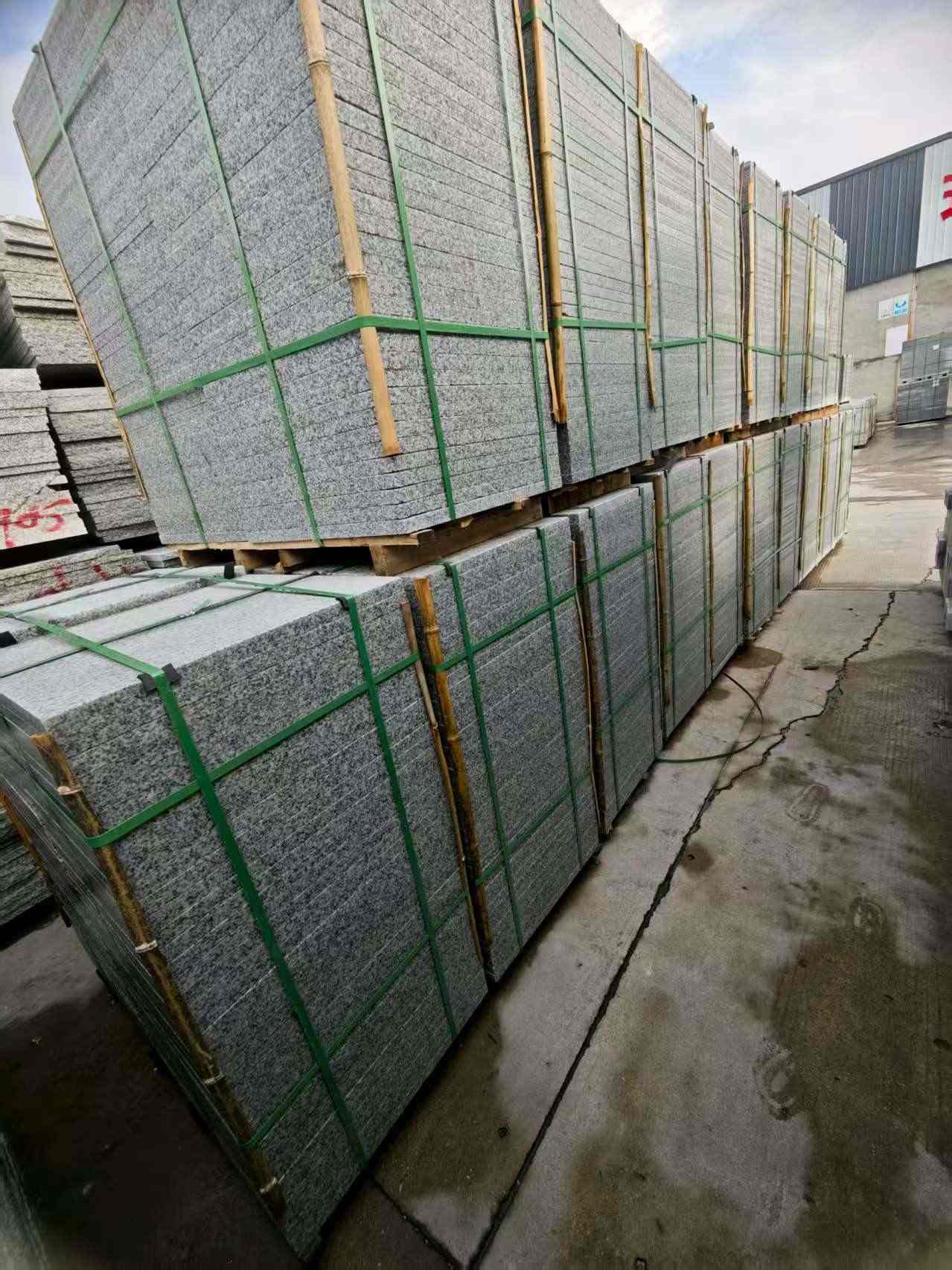 汕尾芝麻白地铺版 石材地铺石